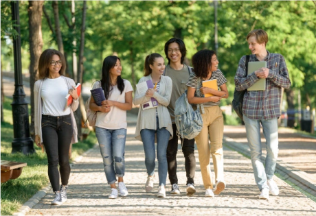 Students on Campus